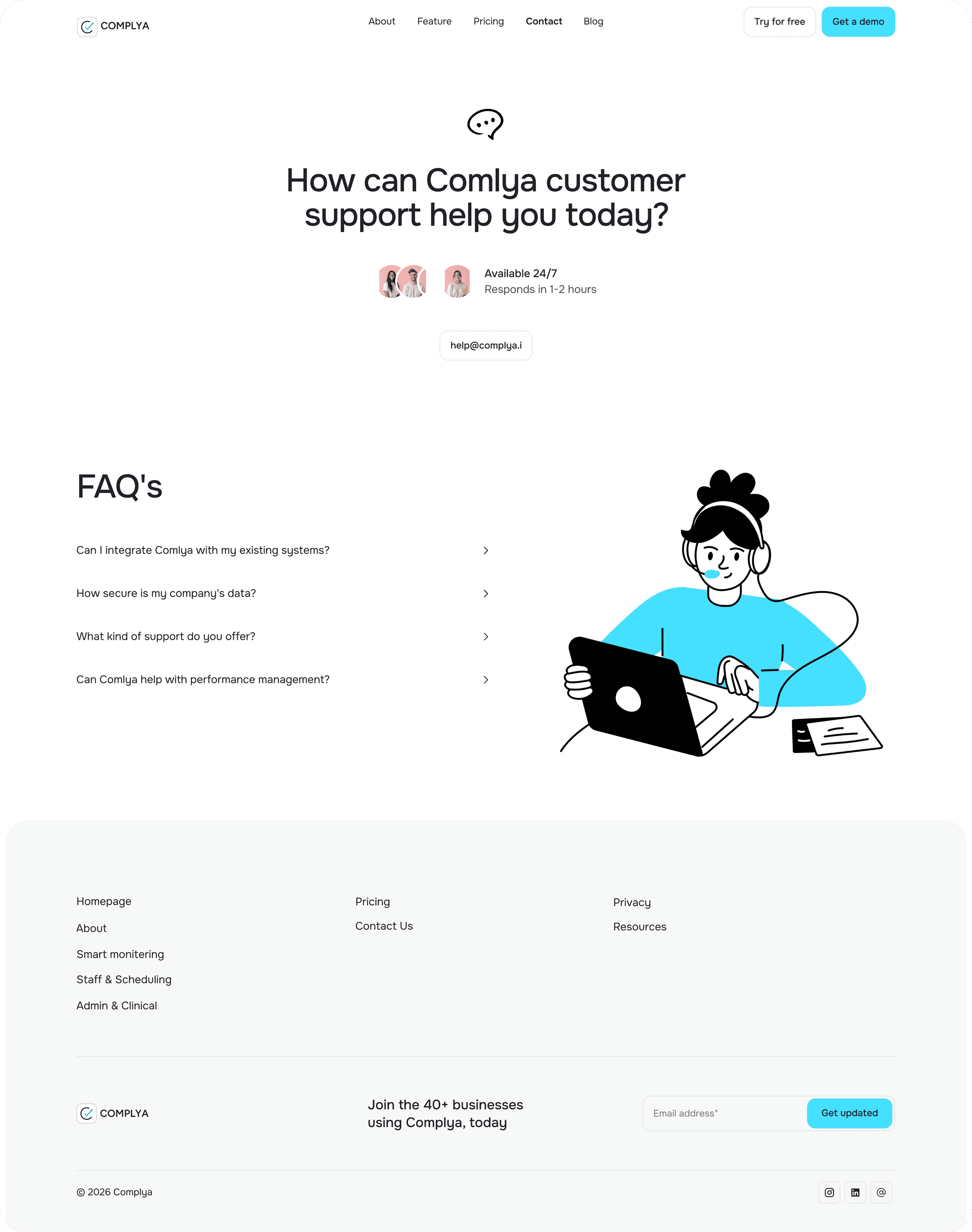 Compliance platform — screen layout D
