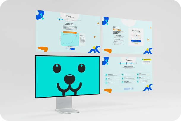 DoggyCare — onboarding screen