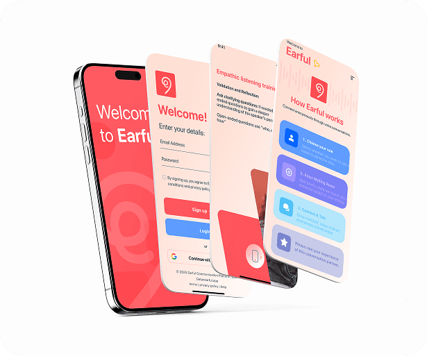 Earful app — progress tracking screen