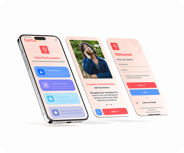 Earful app — feedback screen