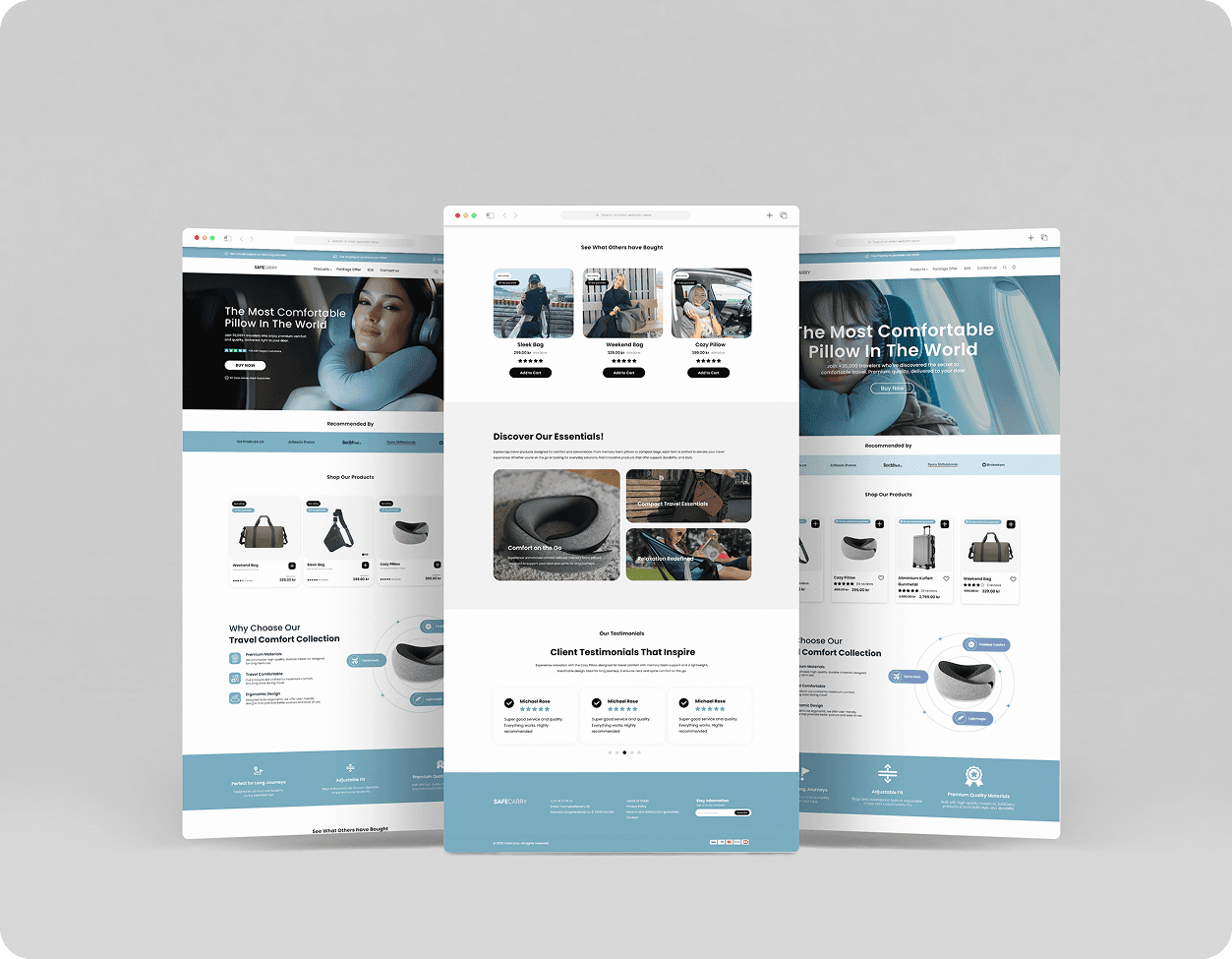 SafeCarry — homepage screen