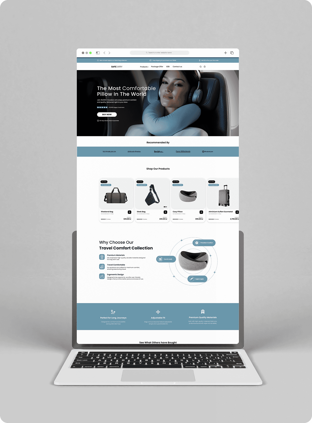 SafeCarry — checkout screen