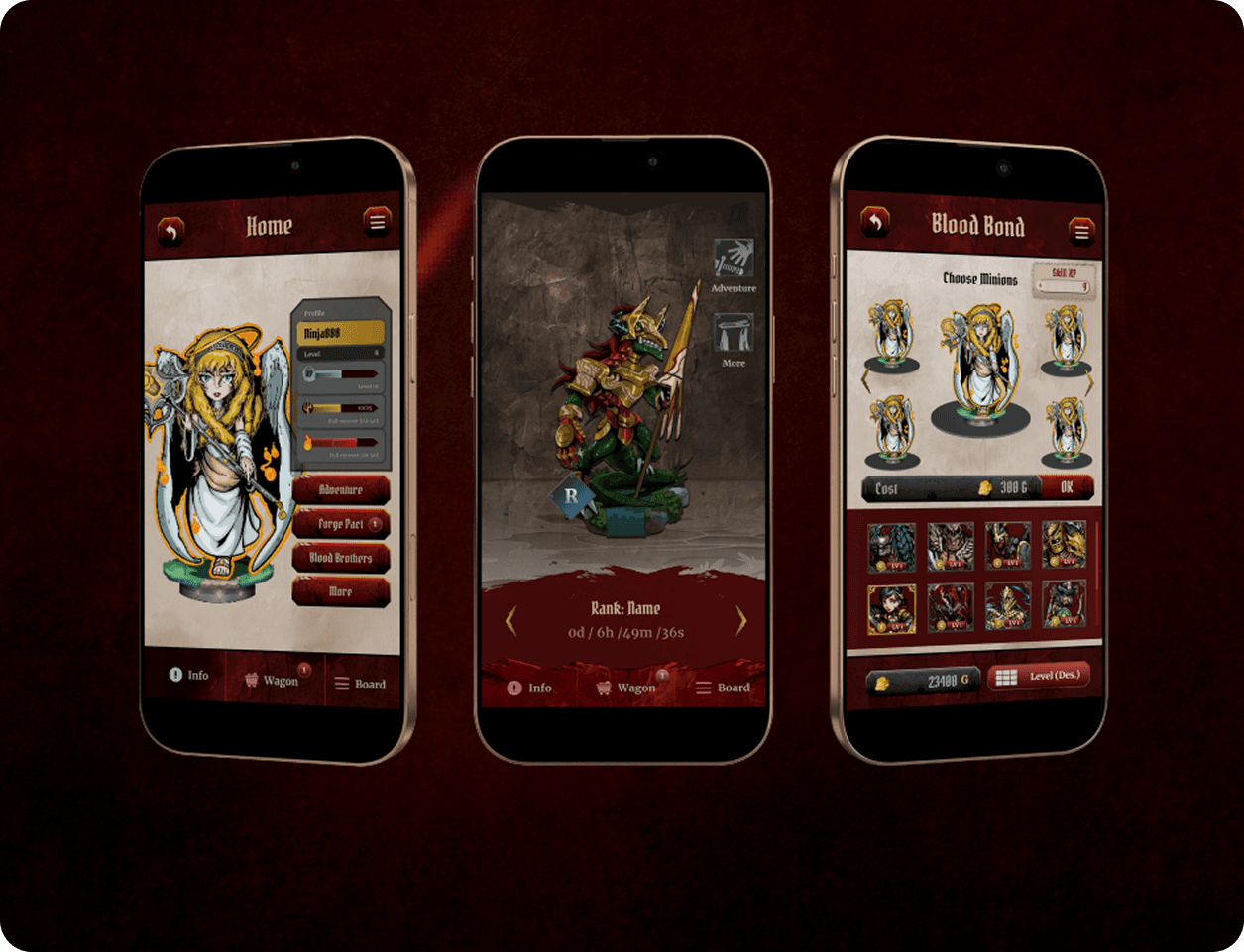 Dark Realms — victory screen