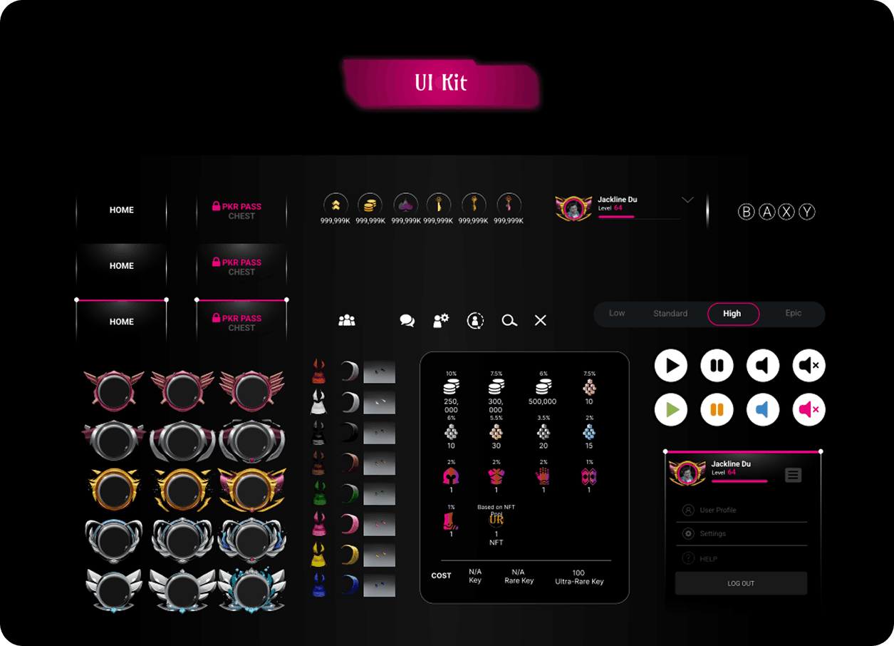 Poker game — lobby screen