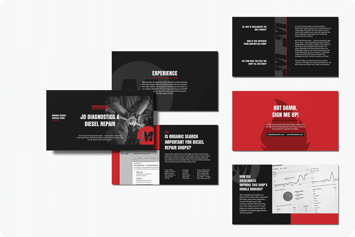 Dieselmatic SEO presentation image 1