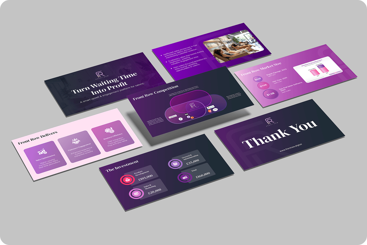 Front Row pitch deck image 2