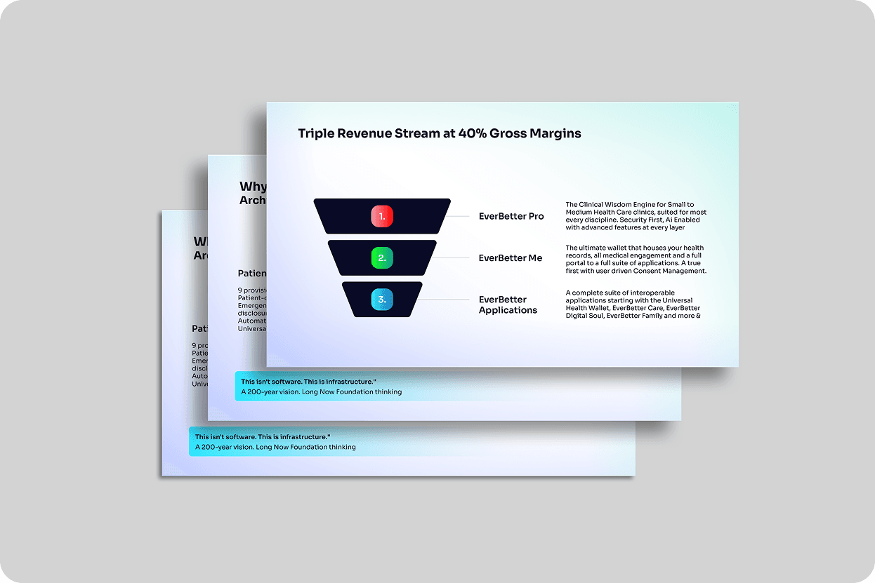 Healthcare pitch deck image 4