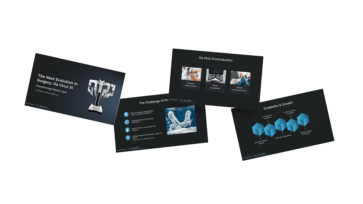 Robotic surgery presentation image 3