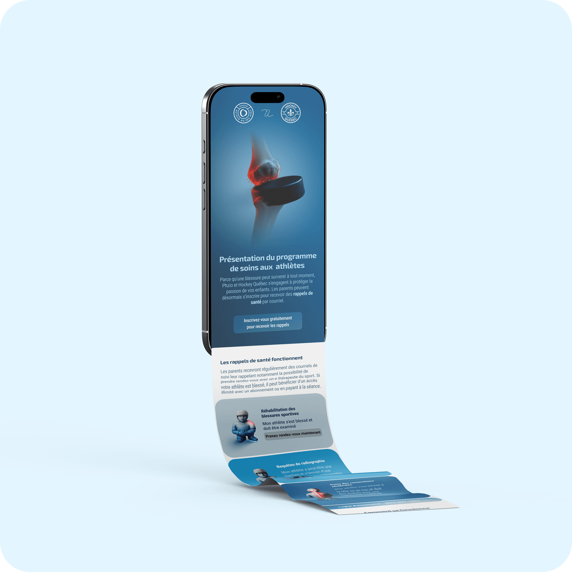 PHZIO email — campaign design B