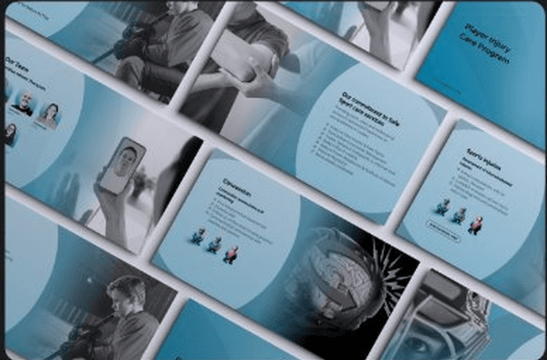 PHZIO injury care program — full layout view
