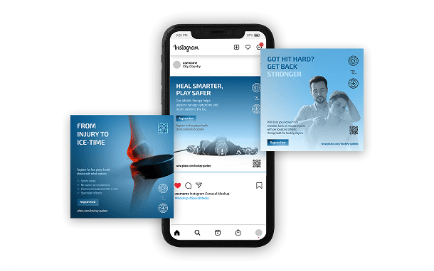 PHZIO social media post design A