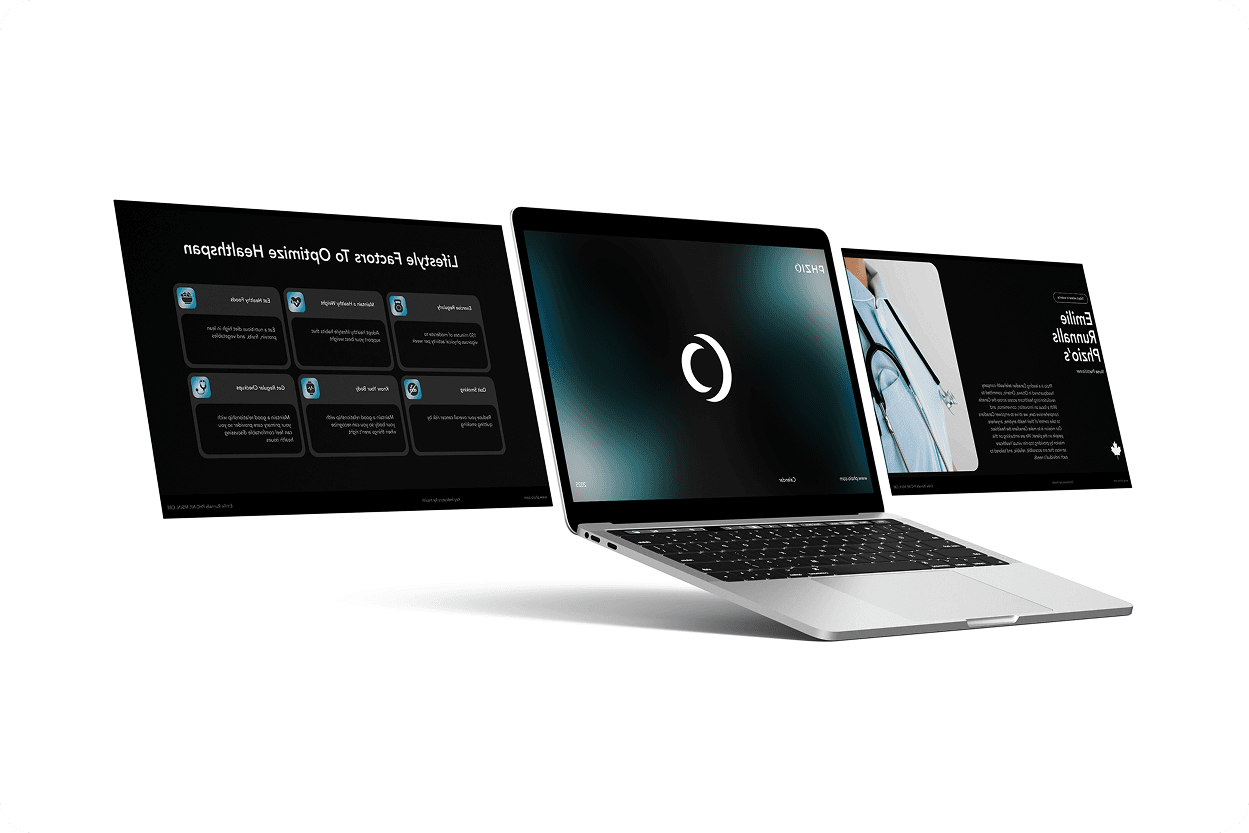 PHZIO web app — reports screen