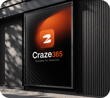 Craze365 storefront signage