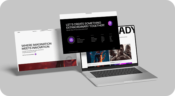 Product design mockup on tablets