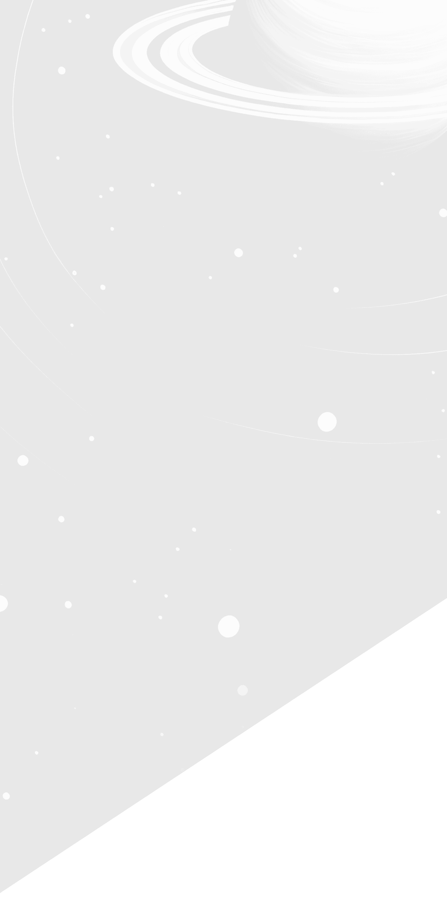 Saturn with rings, decorative background