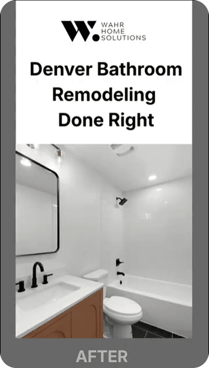 Denver Bathroom Remodeling Done Right – before/after reveal reel